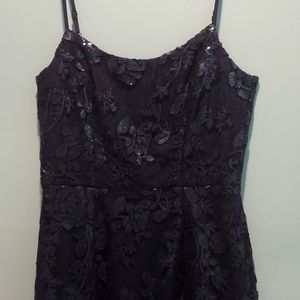 Black cocktail dress